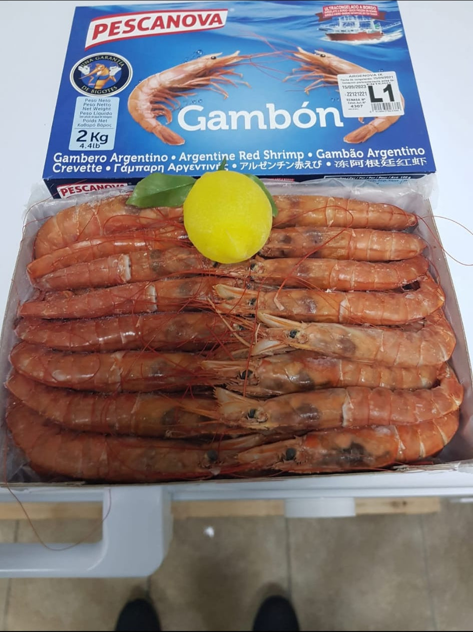 Gambas sauvages argentine rouges