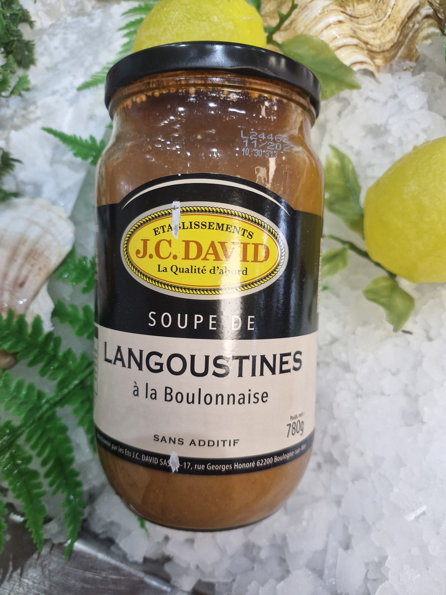 Soupe de langoustines