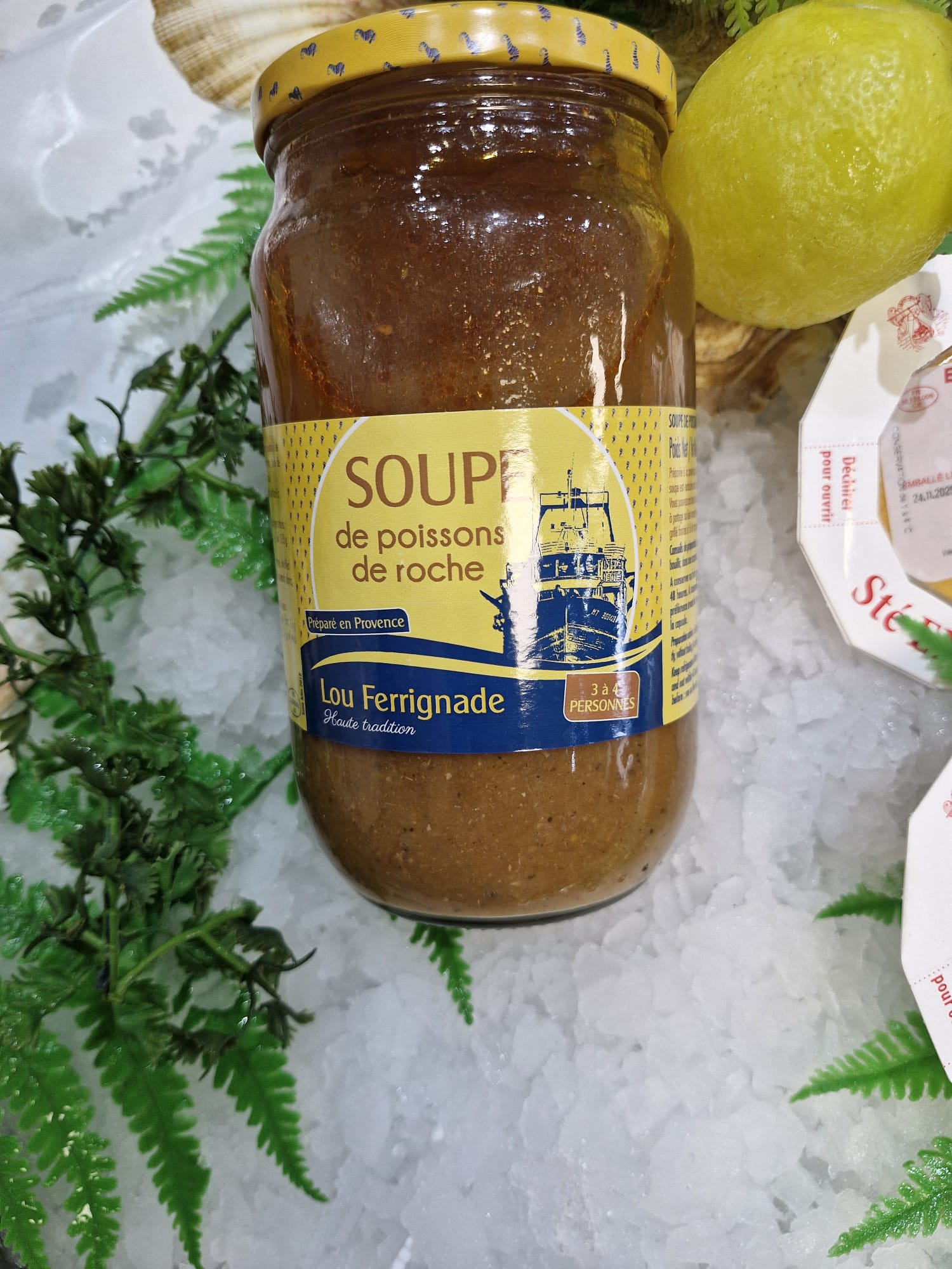 Soupe de poissons de roche