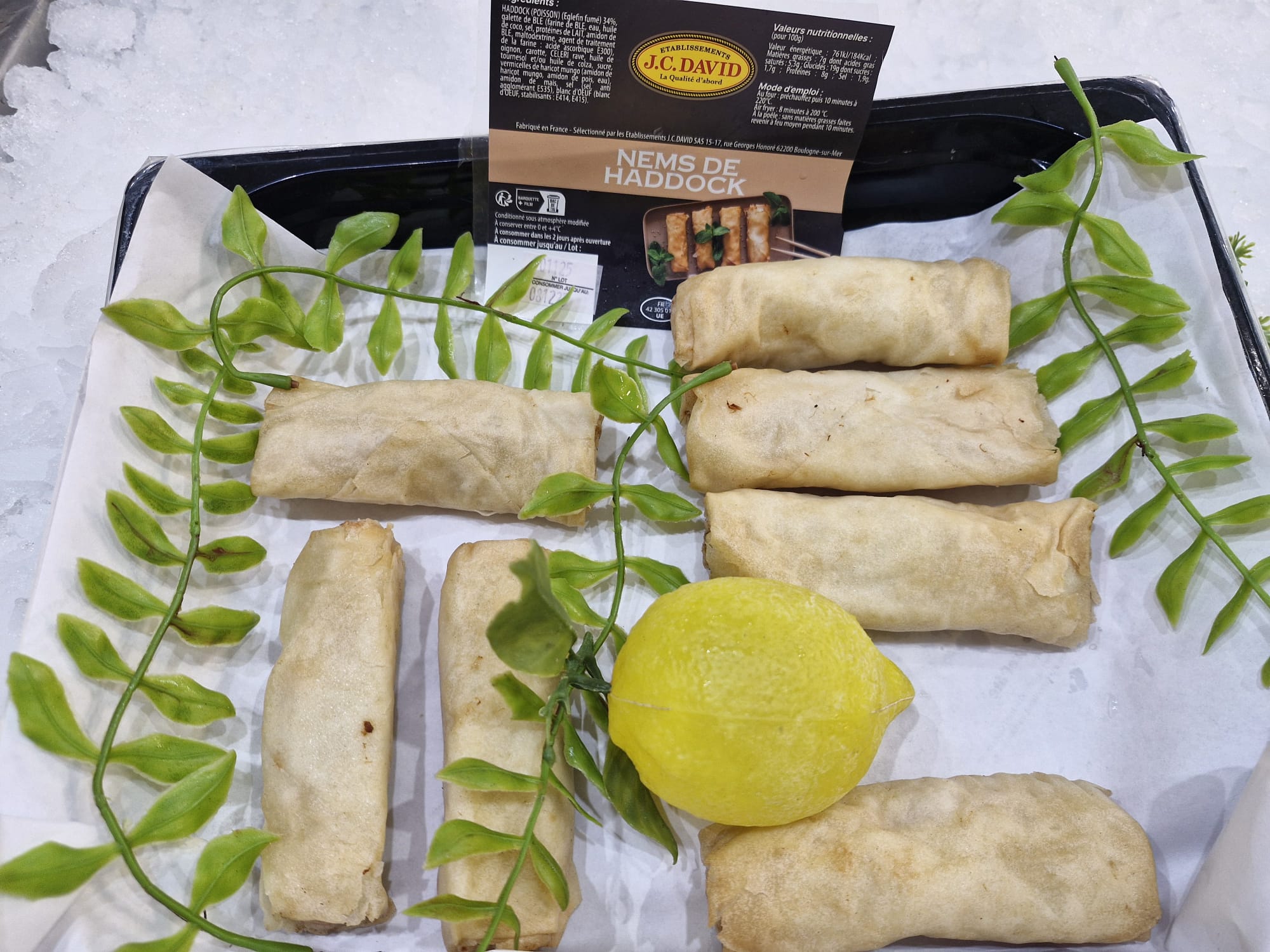 Nems au haddock